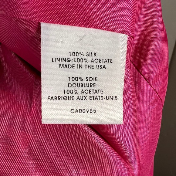 Nanette Lepore Multicolored Bright Raindrop Print A-Line Dress 8 Pink Orange - Picture 9 of 11